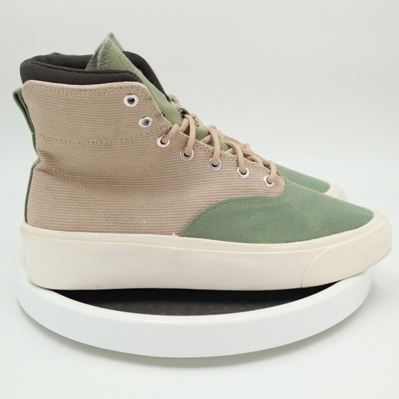 Converse Skid Grip Hi Safari Biscotti Oil Green Sneakers Womens 9.5 Shoes Mens 8 - Picture 2 of 15